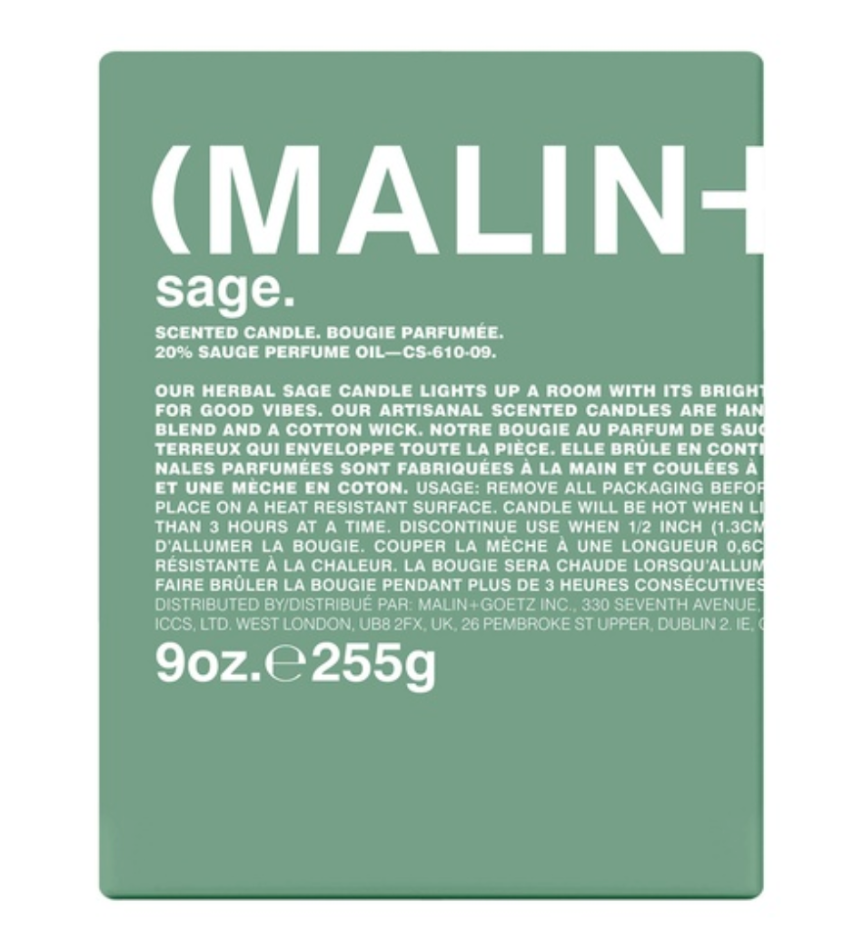 MALIN + GOETZ | Sage Candle - 255 g