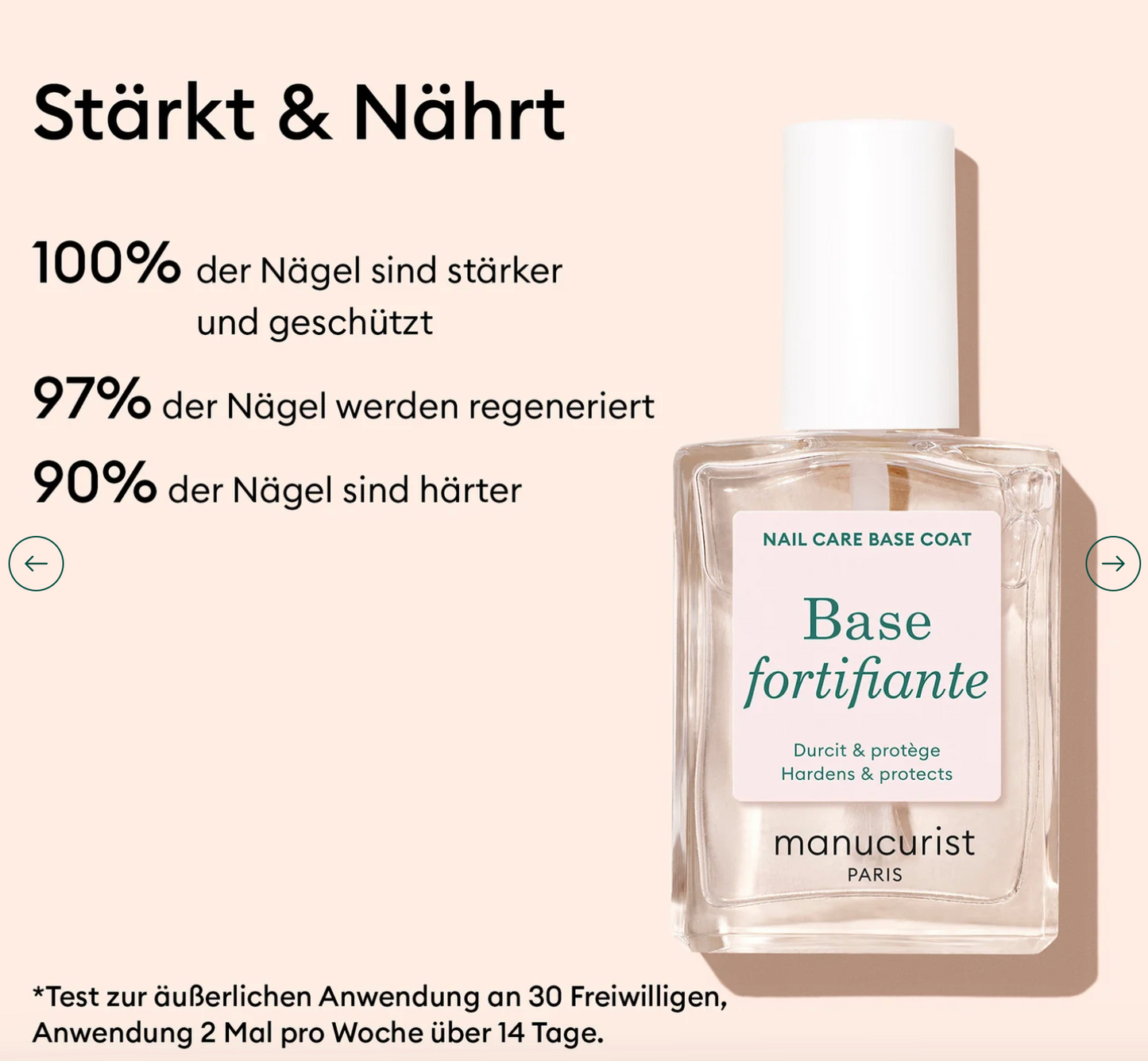 MANUCURIST | Base Fortifante - 15 ml