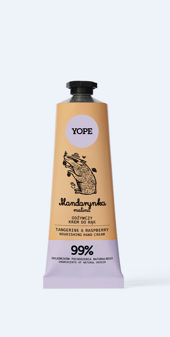 YOPE | HAND CREAM - Tangerine & Raspberry - 50 ml