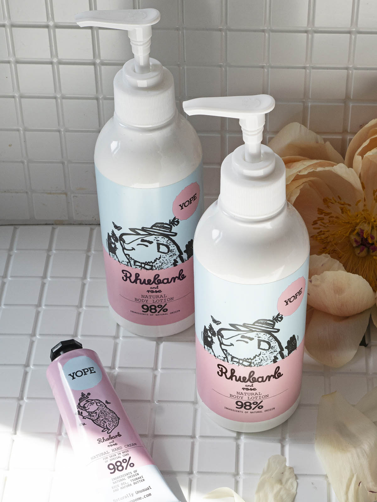 YOPE | LOTION - Rhubarb & Rose - 300 ml