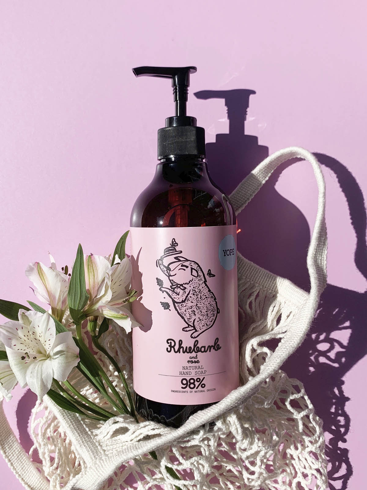 YOPE | SOAP - Rhubarb & Rose - 500 ml