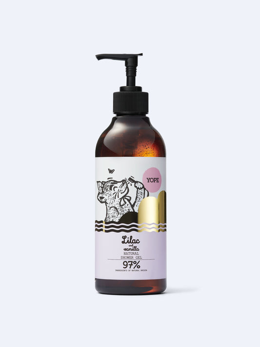 YOPE | SHOWER GEL - Lilac & Vanilla - 400 ml