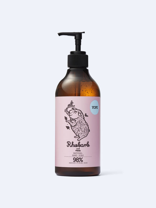 YOPE | SOAP - Rhubarb & Rose - 500 ml
