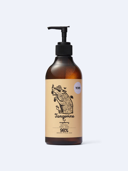 YOPE | SOAP - Tangerine & Raspberry - 500 ml