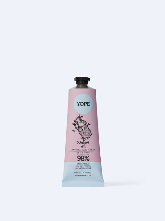YOPE | HAND CREAM - Rhubarb & Rose - 50 ml
