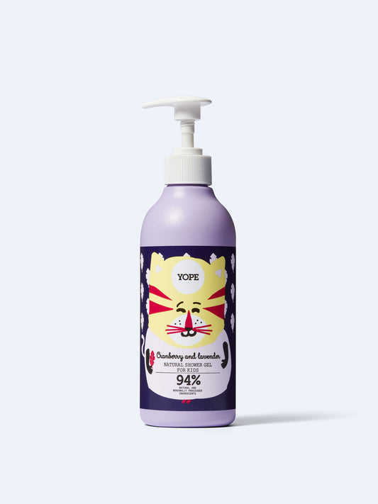YOPE | SHOWER GEL KIDS Cranberry and Lavender - 400 ml